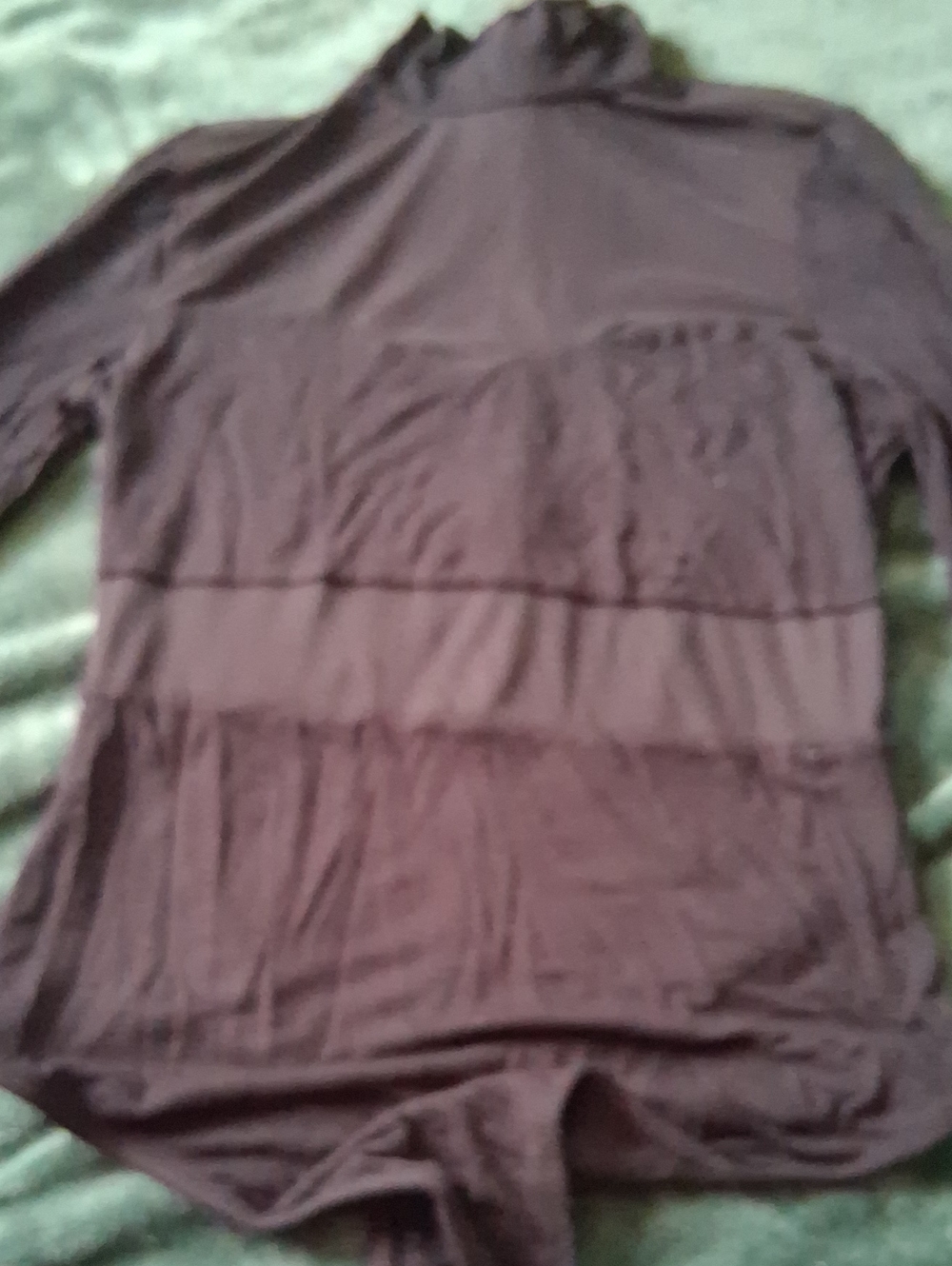 Long Sleeve Tunic Top in Dark Plum